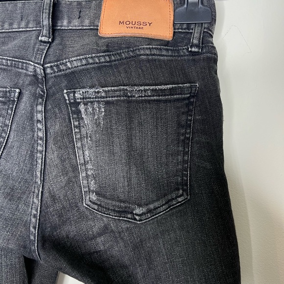 MOUSSY VINTAGE Fleetwood Rebirth Jeans in black size 24 - Picture 6 of 7